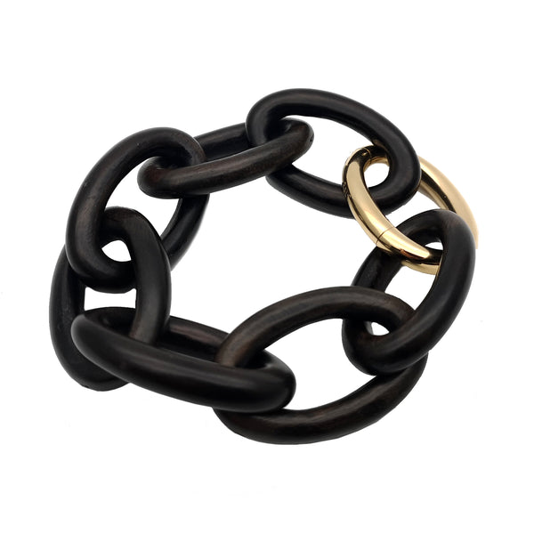 rosa de la cruz CLASSIC EBONY BRACELET