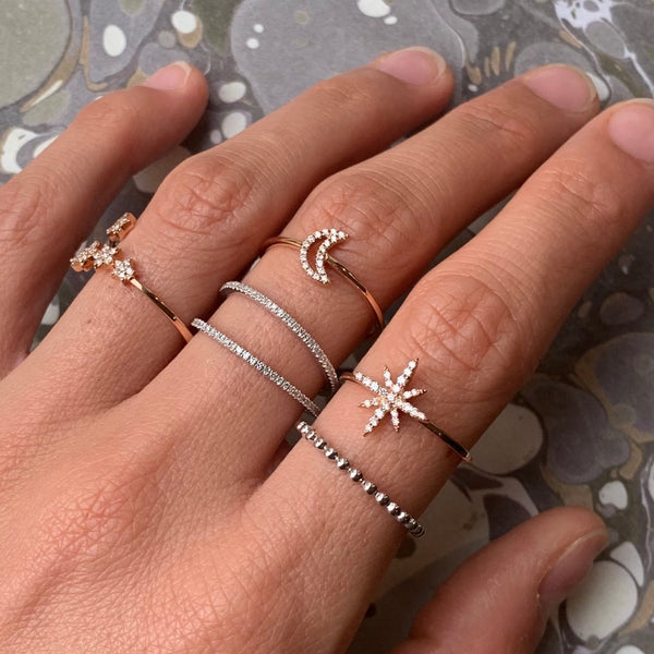 Rosa De La Cruz CRESCENT RING