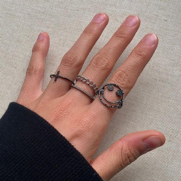 Rosa De La Cruz CROSS ETERNITY RING