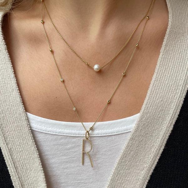 Rosa De La Cruz DIAMOND DOT NECKLACE