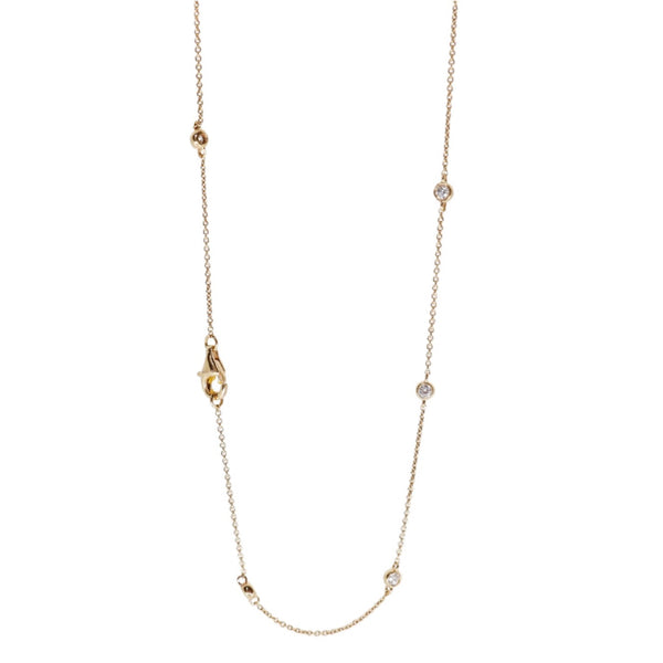 Rosa De La Cruz DIAMOND DOT NECKLACE