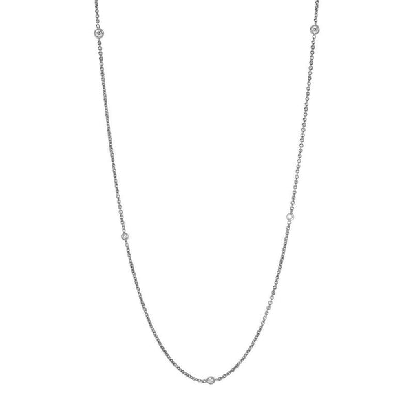 rosa de la cruz DIAMOND DOT NECKLACE
