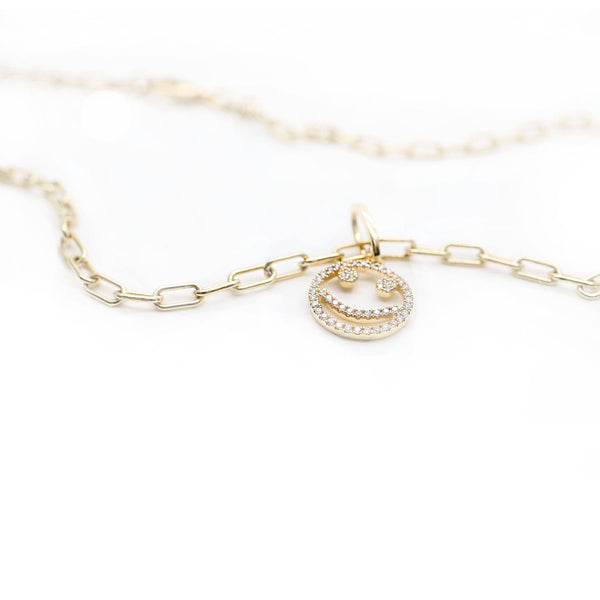 Rosa De La Cruz DIAMOND SMILE ON CHAIN