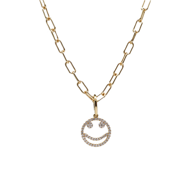 rosa de la cruz DIAMOND SMILE ON CHAIN