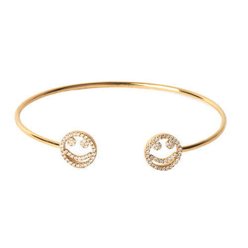 rosa de la cruz DOUBLE SMILE BANGLE