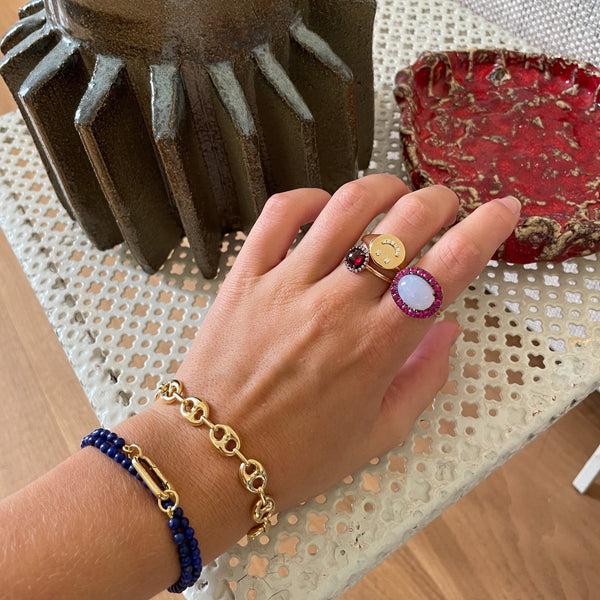 Rosa De La Cruz DOUBLE WRAP BEADS BRACELET