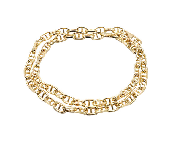 rosa de la cruz DOUBLE WRAP MARINER LINK BRACELET