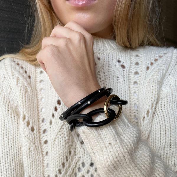 Rosa De La Cruz EBONY BANGLE