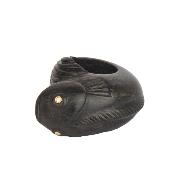 rosa de la cruz EBONY FISH RING AND PENDANT