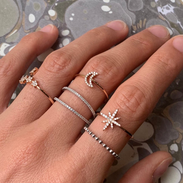 Rosa De La Cruz ETERNITY RING