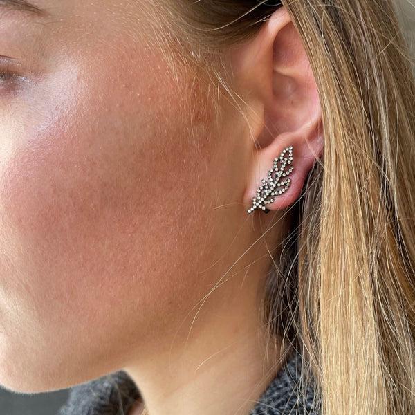 Rosa De La Cruz FEATHER EARCUFFS