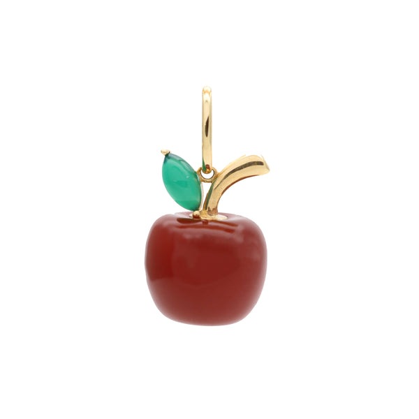 rosa de la cruz FRUIT CHARM PENDANT - APPLE