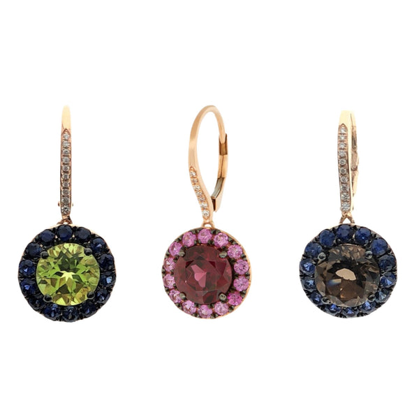 rosa de la cruz GEM EARRINGS