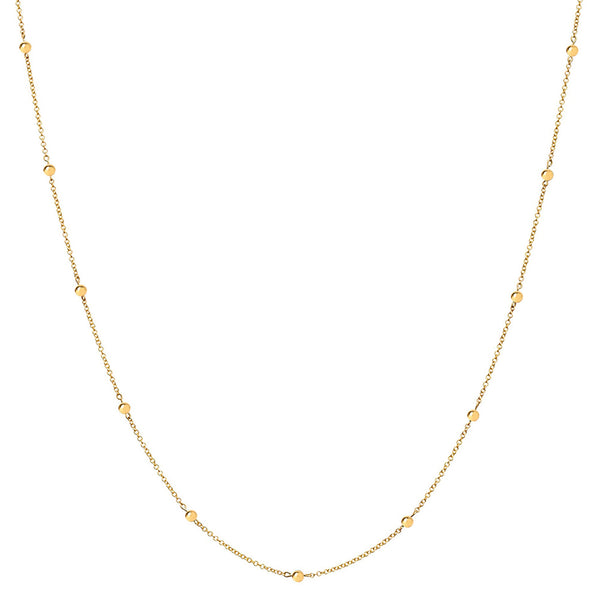 rosa de la cruz GOLD DOT NECKLACE