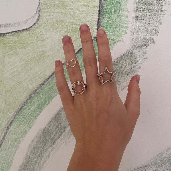 Rosa De La Cruz HEART RING