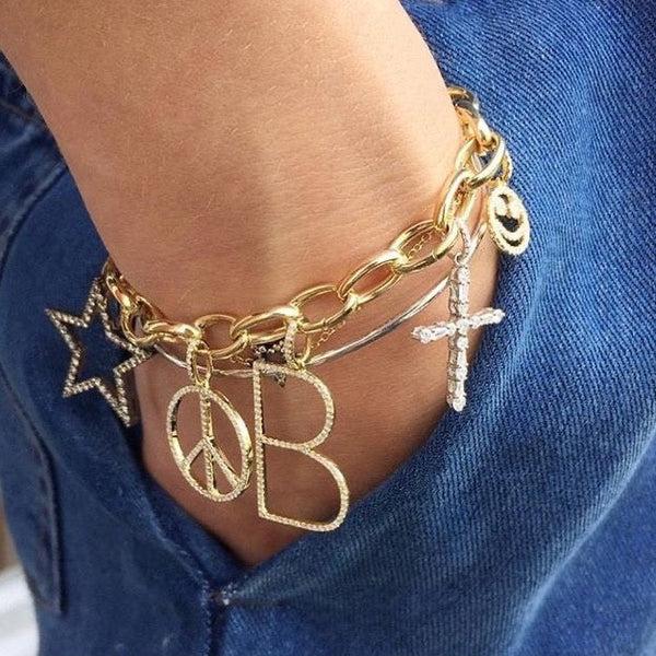 Rosa De La Cruz INITIAL PENDANT - 25MM