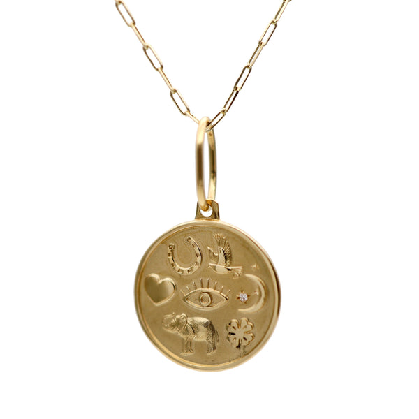 rosa de la cruz LUCKY CHARM PENDANT