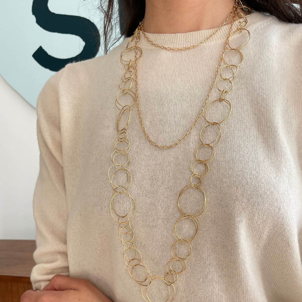 Rosa De La Cruz MULTI LINK NECKLACE