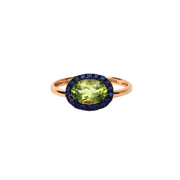 rosa de la cruz OVAL GEM RING