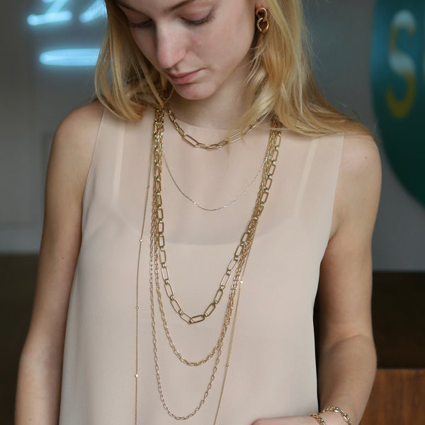 Rosa De La Cruz PAPERCLIP CHAIN