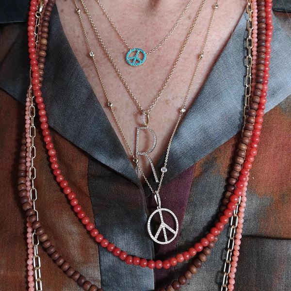 Rosa De La Cruz PEACE PENDANT - 15MM