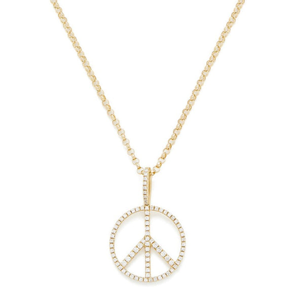 Rosa De La Cruz PEACE PENDANT - 15MM