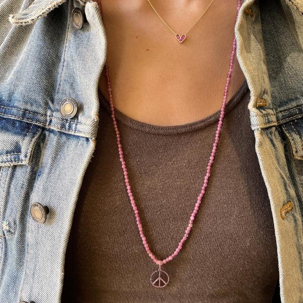 Rosa De La Cruz PEACE PENDANT - 15MM