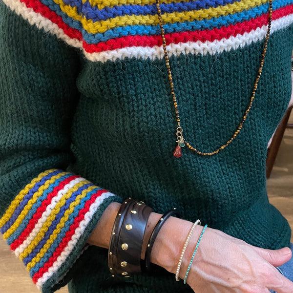 Rosa De La Cruz PEARL ETERNITY BANGLE