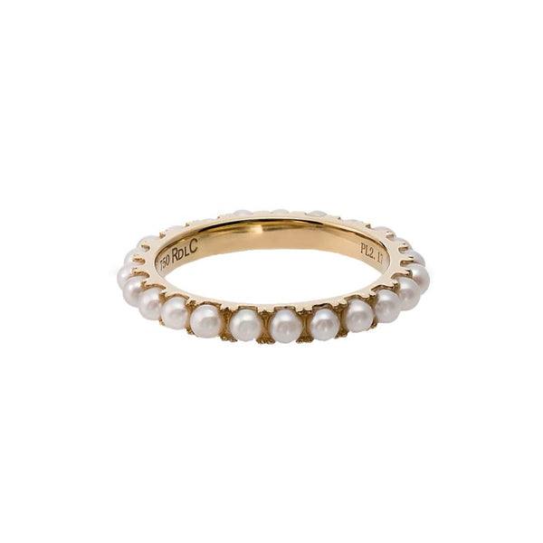 rosa de la cruz PEARL ETERNITY RING