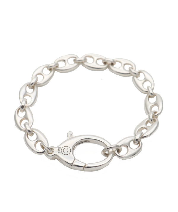 rosa de la cruz PUFF MARINER LINK BRACELET (925)