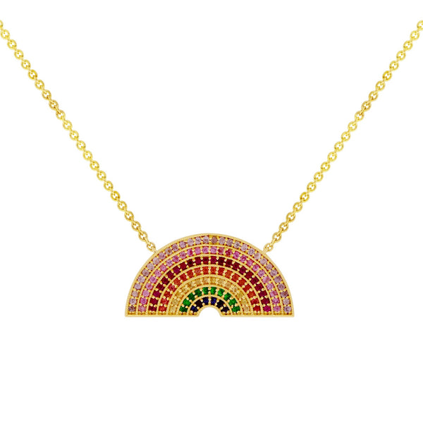 rosa de la cruz RAINBOW NECKLACE