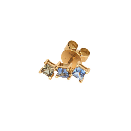 Rosa De La Cruz RAINBOW SAPPHIRE EARRING