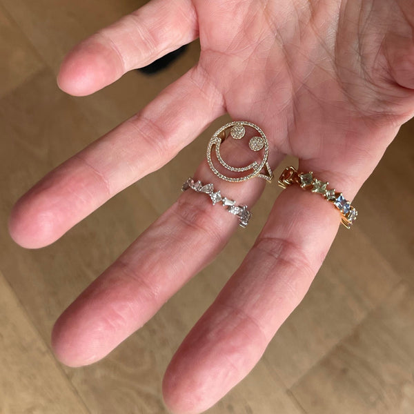 Rosa De La Cruz RAINBOW SAPPHIRE RING