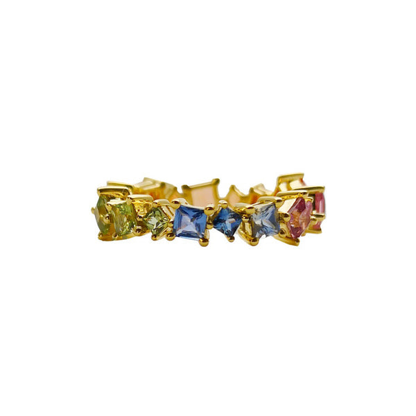 rosa de la cruz RAINBOW SAPPHIRE RING