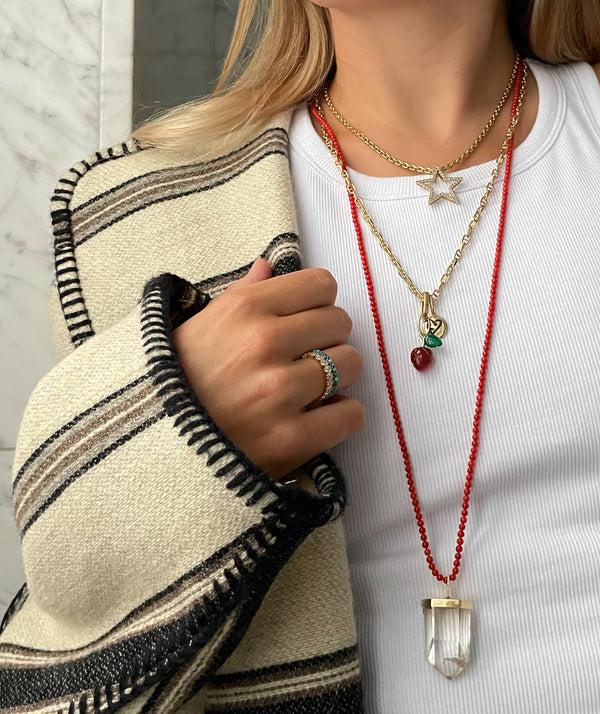 Rosa De La Cruz RECTANGULAR TRACE CHAIN