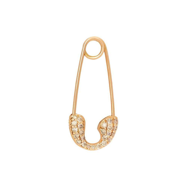 Rosa De La Cruz SAFETY PIN EARRING