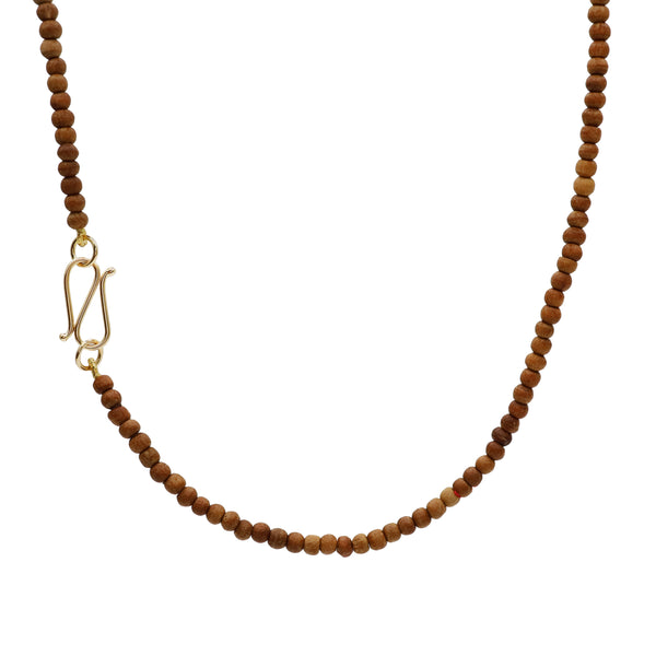 rosa de la cruz SANDALWOOD NECKLACE