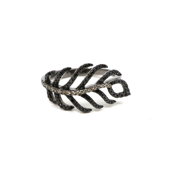 rosa de la cruz SMALL FEATHER RING