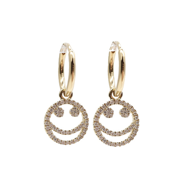rosa de la cruz SMILE MINI HOOPS