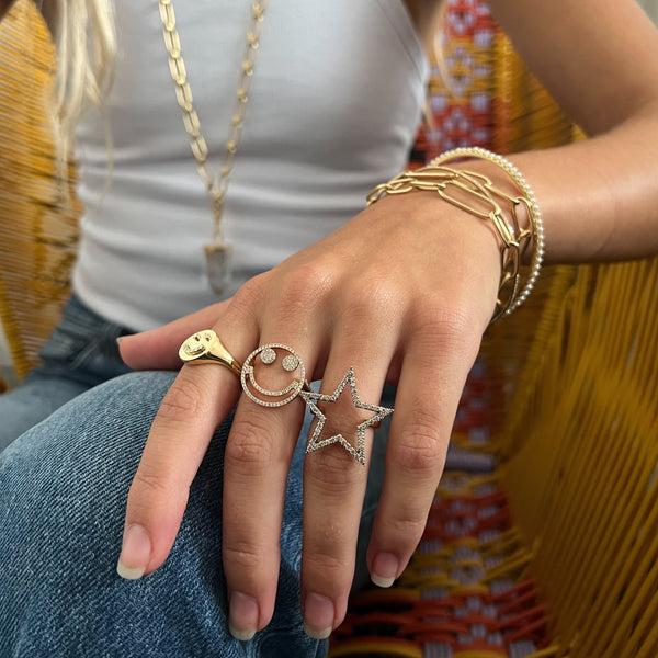 Rosa De La Cruz SMILE RING