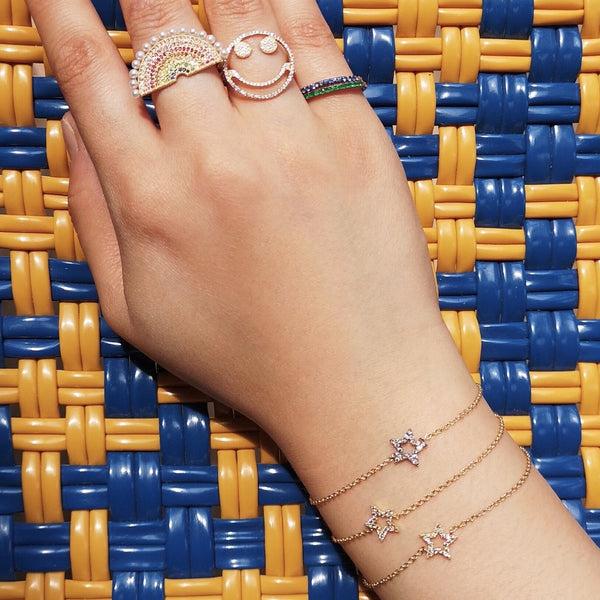 Rosa De La Cruz STAR CHARM BRACELET