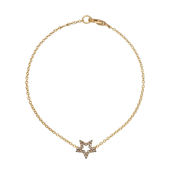 rosa de la cruz STAR CHARM BRACELET