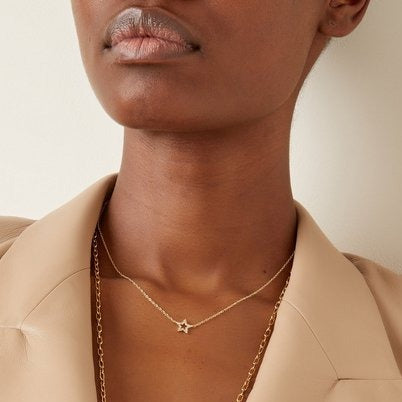 Rosa De La Cruz STAR CHARM NECKLACE