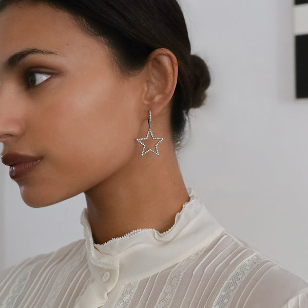 Rosa De La Cruz STAR EARRINGS - 25MM