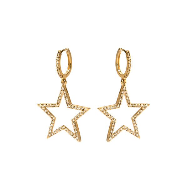 Rosa De La Cruz STAR EARRINGS - 25MM