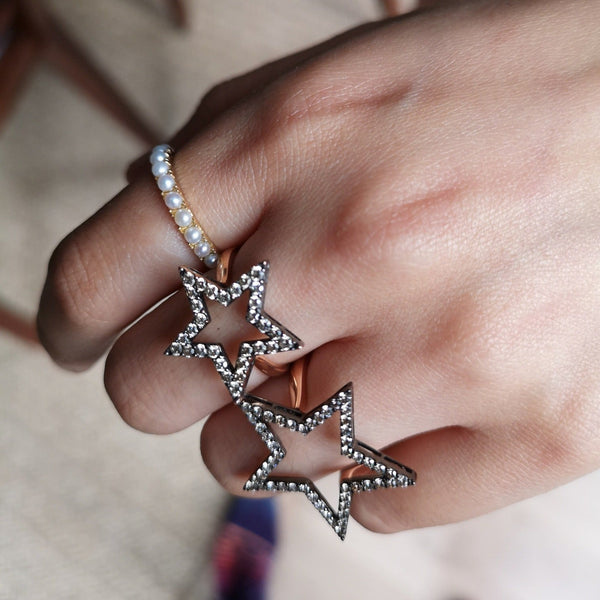 Rosa De La Cruz STAR RING - 20MM