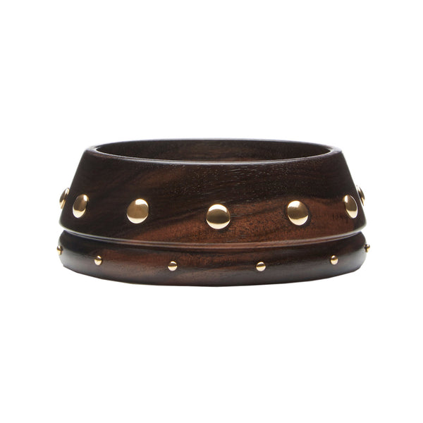 rosa de la cruz TAPERED EBONY BANGLE