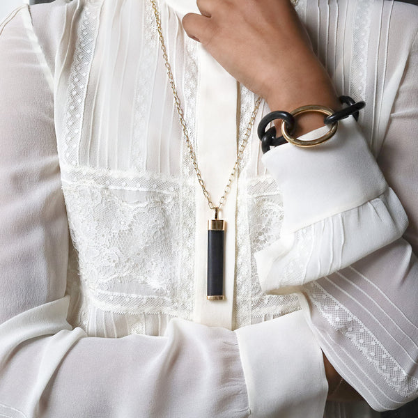 Rosa De La Cruz TOUCH WOOD PENDANT