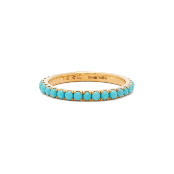 rosa de la cruz TURQUOISE ETERNITY RING
