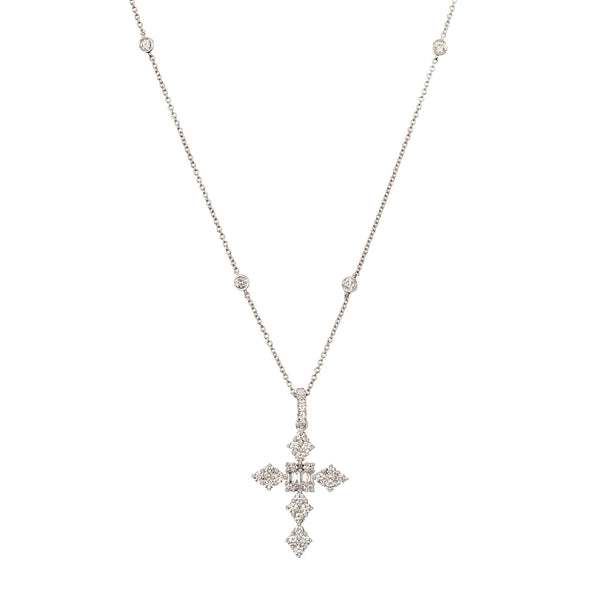 rosa de la cruz UNIQUE CROSS PENDANT